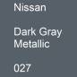 Preview: Nissan, Dark Gray Metallic, 027.